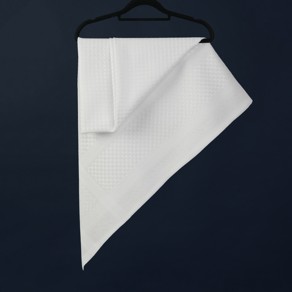 Square White Shemagh